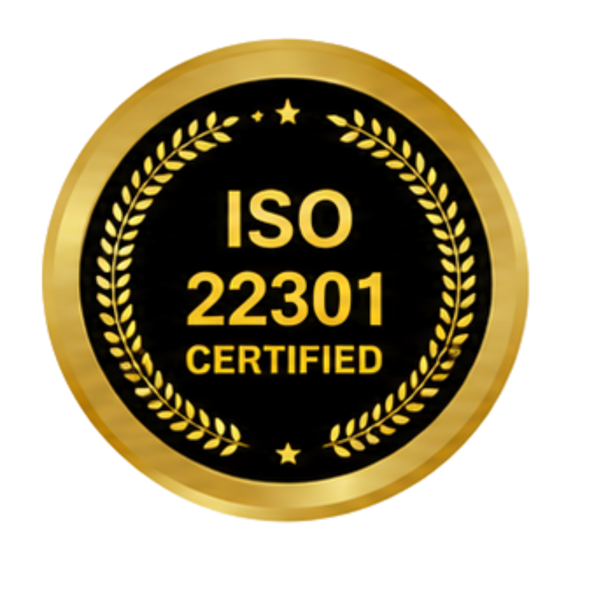 ISO 22301 certified
